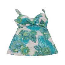 Coco Reef Womens Printed Swim Top Green Multi Size 14/38C - $85.00