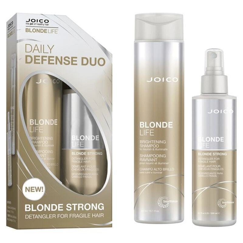 Joico  Blonde Life  Brightening Shampoo 10.1 fl.oz &amp;  Strong Detangler 6... - $41.80