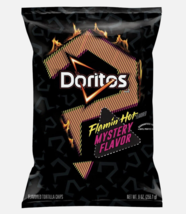 Limited Doritos Flamin’ Hot Mystery Flavor Chips 9oz Bag Walmart Exclusive - £10.14 GBP