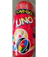 Uno Car-Go Portable Fun Family Card Game Mattel with Round Cards - €34,95 EUR
