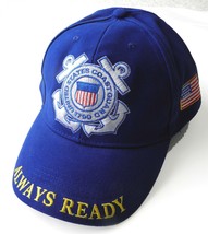 Us Coast Guard Uscg Usa Anchor Blue Embroidered Baseball Cap Hat - £9.55 GBP