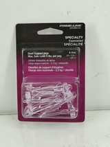 Prime-Line R 7316 1/4 In., Clear  Plastic Locking Shelf Support Pegs (6 Pack) - £7.03 GBP