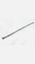 10Ct Rond Brillant Simulé Diamant Bracelet Tennis 14K Plaqué or Blanc - £212.36 GBP