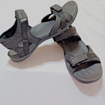 DUINN Womens Hiking Sport Sandals- Adjustable Straps Size 10 US-Black - £14.99 GBP