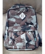 BROWN CAMO BACKPACK CAMOUFLAGE Brand New 17&quot; JAPAN IMPORT TOREBA! - $24.60 CAD
