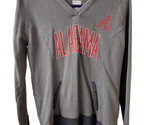 Box Seat Pullover Hoodie Womens M Fleece Gray Alabama Crimson Tide Football - £13.85 GBP