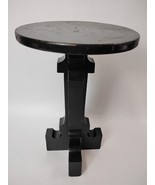 Handmade Solid Wood Unique Round Pedestal Plant Stand 15&quot;T Table Arts &amp; ... - $3,648.66 MXN