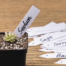 Pack Of 25 Plant Markers Plastic Plant Labels Tags 4 Inch Marker With Ho... - $185.84 MXN