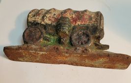 Cast Iron Covered Wagon Door Stop or Book End image 4