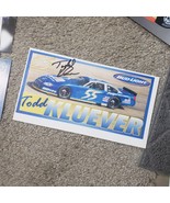 Nascar Presto Todd Kluever Autografo Asa Wisconsin Midwest Circuito Bud ... - £29.79 GBP