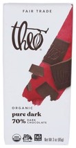 Theo Chocolate Choc Bar Drk 70% 3 Oz-Pack Of 12 - $57.60