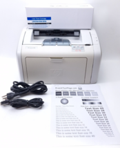 HP LaserJet 1018 Monochrome Laser USB Printer TESTED - NEW INK - $90.67