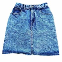 Denim Skirt Guess Georges Marciano Womens Size 31 Blue Button Up Jean Skirt Vtg - £22.27 GBP