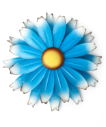 Hanging ~ Detailed ~ Metal Wall SPINNING Flower ~ 2 Layers ~ 12&quot; Dia. ~ ... - €34,46 EUR