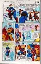1979 Captain America 238 Marvel Comics color guide art page 22:1970s Mar... - $75.84