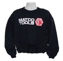 Vintage Matco Tools Sweatshirt Mens XL Black Mechanic Shop Racing Team Sweater - £64.73 GBP