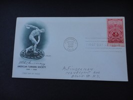 1948 American Turners Society First Day Issue Envelope #979 Stamp FDC - $2.55