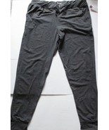 Spark Active Dark Grey Drawstring, Elastic Waist Leggings XXXL - $12.87