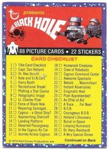 The Black Hole Movie Trading Card And Sticker Singles 1979 Topps YOU CHOOSE CARD - £0.79 GBP+