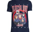 Men's Blue Short Sleeve JuJuTsu Kaisen Graphic Tee shirt Size Large L (4... - $22.49