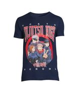 Men&#39;s Blue Short Sleeve JuJuTsu Kaisen Graphic Tee shirt Size Large L (4... - €19,17 EUR