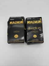 2x-22 CONDOMS! Trojan Magnum BARESKIN &amp; REG  LARGE Exp2028 &amp; 2029   - €17,78 EUR