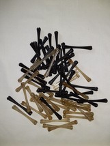 Vintage Hair Perm Rods -Black and Clear - $5.00