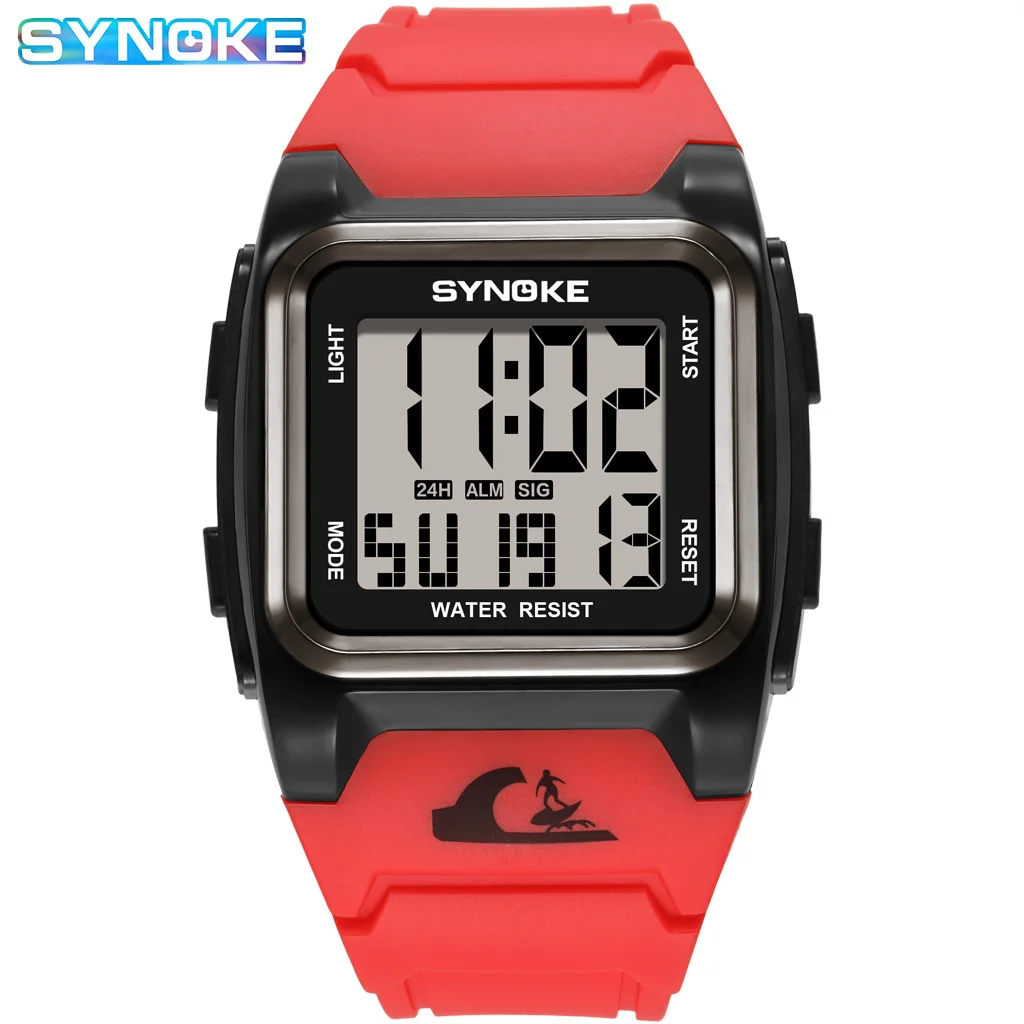 SYNOKE Digital Watch For Men Waterproof 50M   Electronic Watch For Men Wristwatc - £54.08 GBP