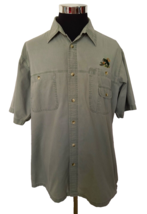 RedHead Shirt Men&#39;s Size X-Large Button Front Green Cotton Double Pocket Outdoor - £12.66 GBP