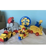 Vtg 1988 Lego Duplo 2652 2651 Elephant Cannon motorcycle plus - $44.55