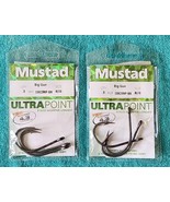 (2) Mustad - 10829NP-BR - 8/0 - ULTRA POINT - BIG GUN HOOKS  3-PACKS - F... - €5,99 EUR