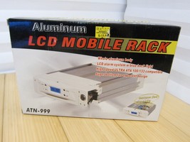 ATN-999-W (Silver) LCD Display IDE ATA133 Aluminum Mobile Rack - £33.08 GBP