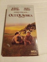 VHS ~ &quot;Out of Africa&quot; (1985) Robert Redford, Meryl Streep - 7 Academy Awards v4 - £6.35 GBP