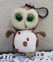 Ty Beanie Boos Sammy The Brown Owl With Clip 4&quot; NO TAGS - $7.56