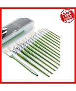 ARTIFY 15-Piece Professional Oil Paint Brush Set - No-Shedding Hog Bristle - $984.88 MXN