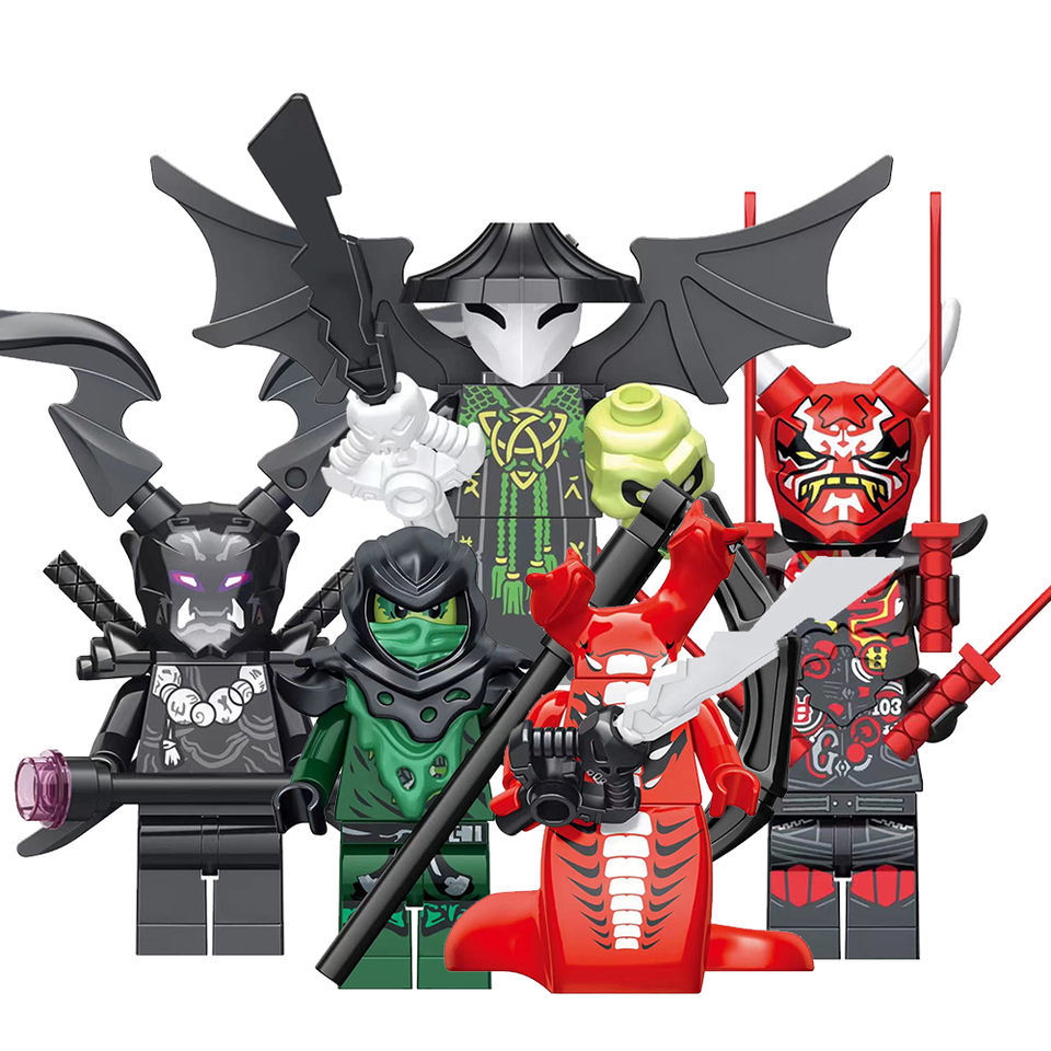 Ninjago Vangelis Skull Sorcerer Morro The Omega Mr. E Fangtom 5pcs Minifigures - £12.63 GBP