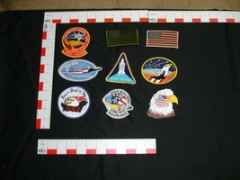 Space Shuttle Mission Patch Set lot 9 patches - £13.44 GBP