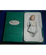 Hallmark Ornament Keepsake Gentle Tidings Angel w Lamb 1993 Collector Cl... - £17.43 GBP