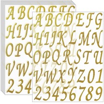 360 Pieces 10 Sheets Glitter Alphabet Letter Stickers,Self Adhesive Lett... - $25.65