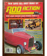 ROD ACTION Magazine Drag Racing Hot Rods March 1982 Ford V-6 Super Bell ... - £3.90 GBP