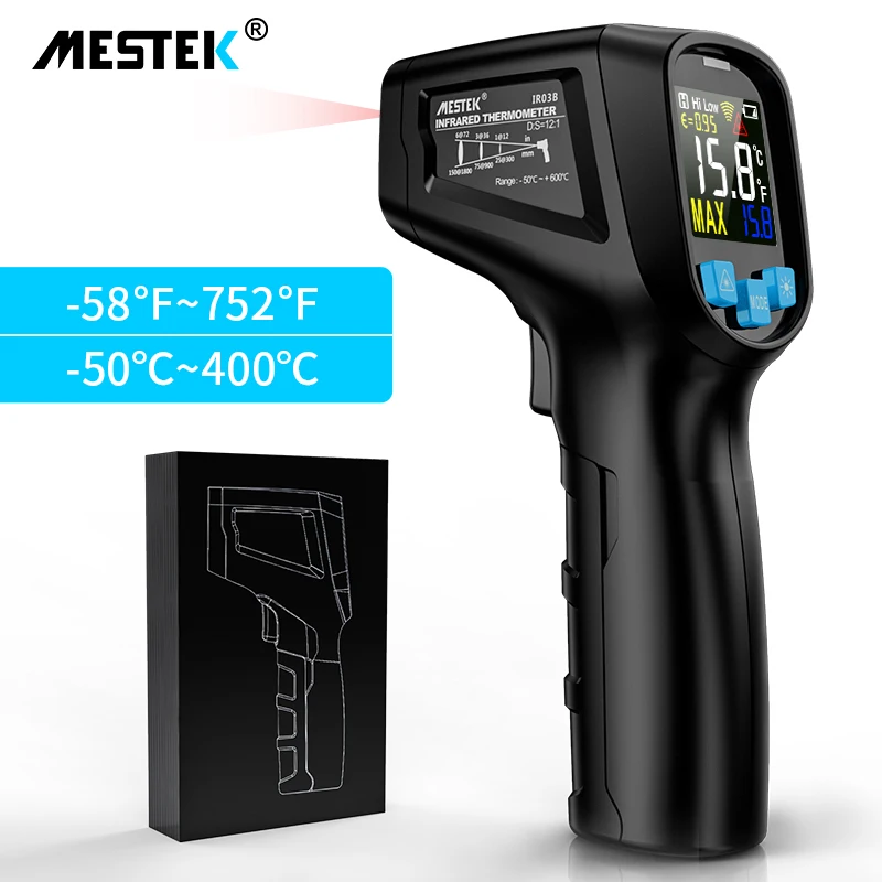 Digital Infrared Thermometer Laser Temperature Meter  thermal imager Industrial  - £287.02 GBP