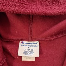 Champion Athleticwear Men's 1/4 Zip Red Cotton Blend Sweatshirt Hoodie Size L image 3