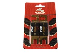 One Pair 200 Amp ANL Fuses Gold Plated Audiopipe Car Stereo Installation - £11.19 GBP