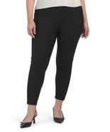 NWT KAY UNGER 3X plus size ponte pants black knit 5 pocket style slimming - $89.53 CAD