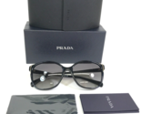 PRADA Sunglasses SPR 01O 1AB-3M1 Black Cat Eye Frames with Gray Lenses 5... - $149.38