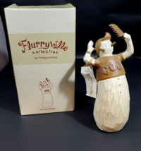 Flurryville Collection Icicle Eddie Snowman Figurine 50&#39;s Style Greaser ... - £31.14 GBP