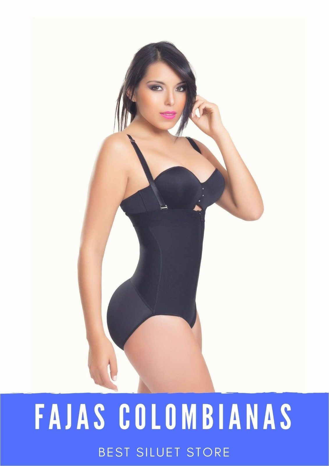 Ann Slim Faja Colombiana Comfy 2101 Body Powernet full compression strapless  - $49.39