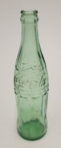 Vintage Coke Coca-Cola Empty Green Glass Embossed Soda Bottle Anchor Hoc... - £15.16 GBP