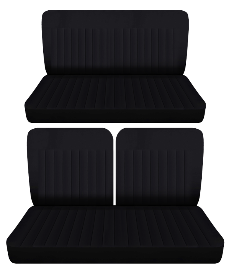 Fits 1965 Ford Falcon 2 dr sedan Front 50-50 top and solid Rear seat covers - £102.68 GBP