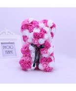 Rose Flower Bear Gift Mothers, Anniversaries, Birthdays, And Valentines - $337.75 MXN